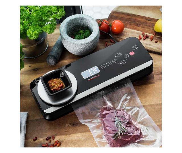Aparat de vidat, gastroback - advanced scale pro, negru/inox