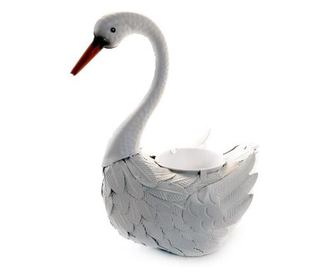 Decoratiune gradina, metalica, gasca, 35x18x43 cm