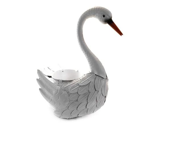 Decoratiune gradina, metalica, gasca, 35x18x43 cm