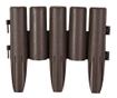 Palisada/bordura pentru gradina, maro, set 8 buc, 27x24 cm, 2.16 m