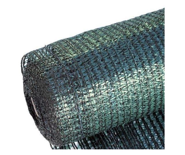 Plasa de umbrire, HDPE, 230 g/mp, grad de umbrire 95%, verde, 50x1.5 m