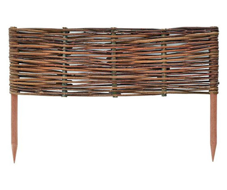 Gard de gradina decorativ din salcie, 50x30 cm