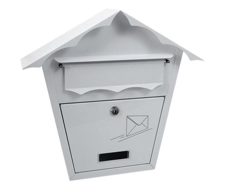 Пощенска кутия, бяла, формат B5, 37x10.5x36.5 cm, Damech