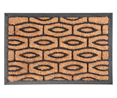 Bejárati szőnyeg gumi és kókusz mintás MCT Home, 40x60 cm