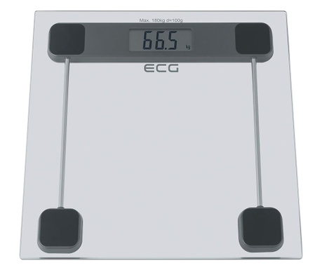 Електронна везна ECG OV 137 Glass, 180кг, Сив - Код G5420