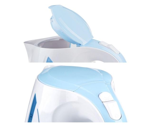 Кана за вода ECG RK 1758 Blue, 2200W, 1.7L, Бял/Син - Код G5063