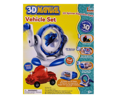 Детски комплект за 3D моделиране на автомобили EmonaMall - Код...