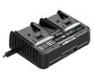 Porszívó, fúvó, levelek, 2 x 2 Ah akkumulátorral, 2x18V Li-ion töltő, kefe nélküli motor, kollektorzsákkal, SAS+ALL, Dedra