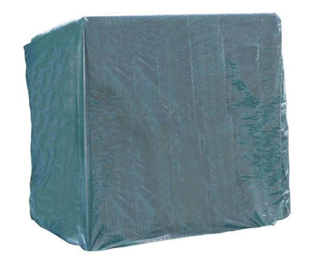 Капак за градинска люлка, полиетилен, зелен, 215x150x150 см