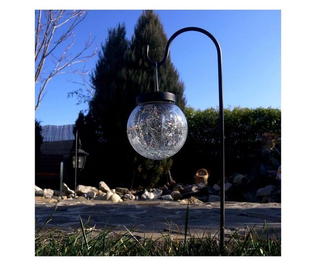 Lampa solara pentru gradina, 20 LED-uri, 75 cm, Rigel