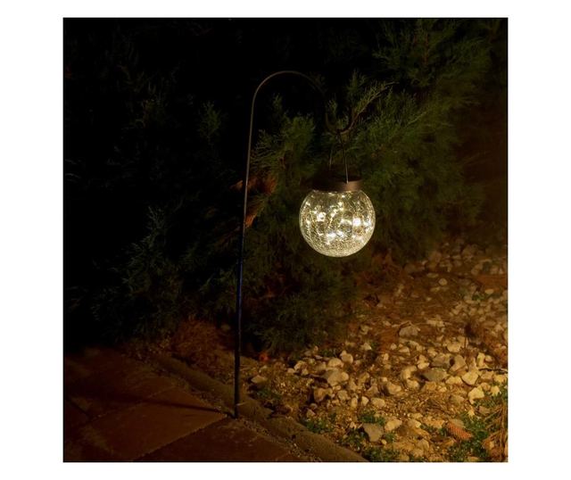 Lampa solara pentru gradina, 20 LED-uri, 75 cm, Rigel