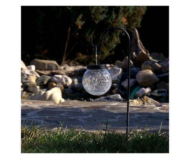 Lampa solara pentru gradina, 20 LED-uri, 75 cm, Rigel