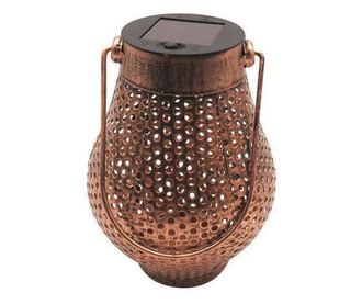 Lampa solara pentru gradina, model cupru, 1 LED, 11x17 cm