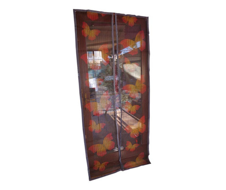 Háló az ajtóhoz szúnyogok, legyek és más rovarok ellen, mágnessel, pillangó modell, 218x96 cm
