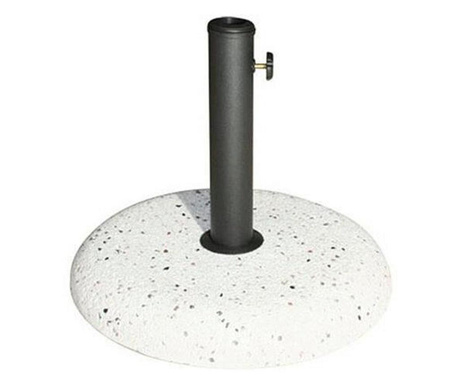 Стойка за чадър, бетон, бяла, 20 кг, 45 см, 38 мм, Carter 3432