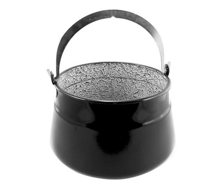 Метален чайник с дръжка, 10 л, черен, MCT-5289
