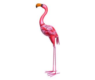 Decoratiune gradina, metalica, flamingo, 14x24x65 cm