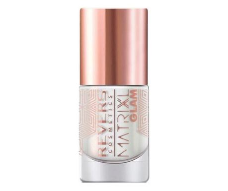 Lac de unghii matrixxl glam 5d 10ml, cameleon, 137s alb perlat