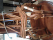RESIGILAT Decoratiune Authentic Models, Nirvana Spire, lemn de mesteacan, 27x27x55 cm