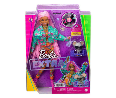 Papusa Barbie Extra Style Codite Impletite