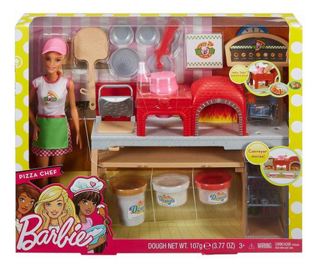 Set Pizzerie Barbie Cu Papusa