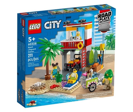 Lego City Postul De Salvamar De Pe Plaja 60328