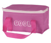 Hűtött ételhordó táska 2,6 L jégakkuval és tárolódobozzal, Aqua rózsaszín