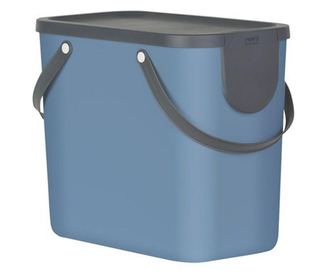 Cos colectare selectiva 25L, plastic, albastru, ROTHO Albula