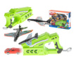 Pistol de jucărie cu lansator de avioane si masinute, Gonga® Multicolor