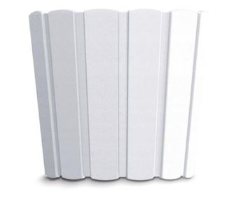 Декоративна саксия, кръгла, бяла, 3,9 L, 19,9x17,9 см, Boardee Basic