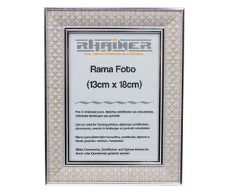 Rama foto Sevilla bej+argintiu 13x18