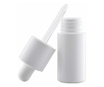 Sticla cu picurator si reductor, alba, sticla, Createur, 30ml