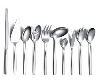 Set tacamuri, 10 piese, 18/0 inox, Berglander, ctabs10 argintiu