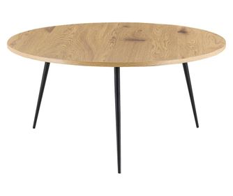 Dohányzóasztal farsund 80x40cm fekete/tölgy [en.casa]