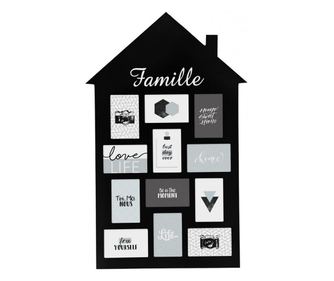 Maison Black kpkeret, fekete MDF, 12 kp, 52x1.5x82.5 cm