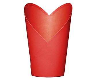 Cosulet in forma de inima, Createur, rosu, 13 x 10 x 22 cm