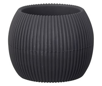 RAKI ghiveci pentru cactus 14,6xh11,5cm, 700ml, culoare antracit
