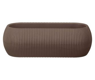 RAKI jardiniera pentru flori 22,7x11,8xh9,1cm 1,3l culoare maro