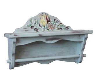 Suport din lemn pentru rola de hartie, prosop