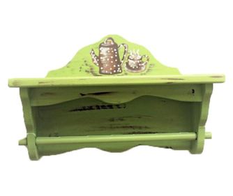 Suport din lemn pentru rola de hartie, prosop