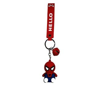 Μπρελόκ, εικονίδιο spiderman, μαλακό λάστιχο, κόκκινο, 21 cm