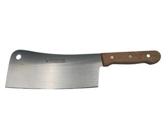 Satar, Chop Master, ανοξείδωτο, 35 cm, ξύλινη λαβή, ασημί
