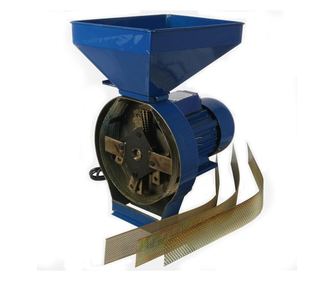 Мелница за зърно Gospodar, 2.5 kW, 3000 об/мин, Ножове за фино смилане на стъбла и зърна