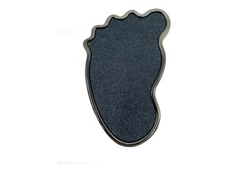 Pila pentru calcaie FeetArt, usor de utilizat, eficienta, dubla utilizare pe uscat si pe umed, 10x6 cm, argintiu, Doty  10x6x3