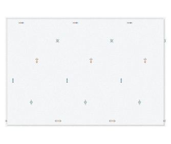 Детски килим Premium LaPure Soft "Етно мотиви", двустранен дизайн, 130х190х1.2 см. водоустойчиво, хипоалергенно