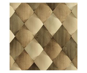 Tapet adawall lux anka 1619-2, superlavabil, model romburi lemn 3d, maro-bej, rola 1.06m x 15.6m = 16.5mp ANKA