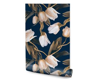 Tapeta Do Obývacího Pokoje Jarní TULIPÁNY Květiny Příroda