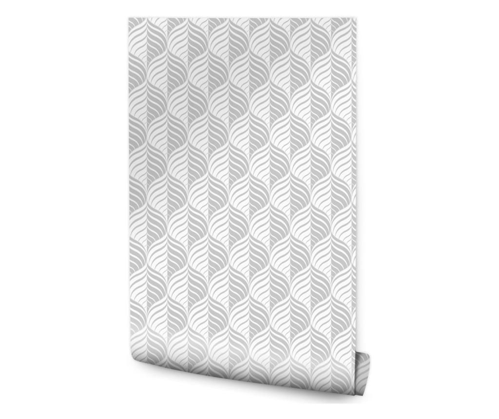  Tapéta GEOMETRIKUS - Szürke árnyalatai Méret 53cm x 10m Papír, Könnyen tisztítható, Moder, Decor 3D