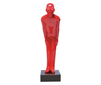 Figurina decorativa welcome guests rosu small