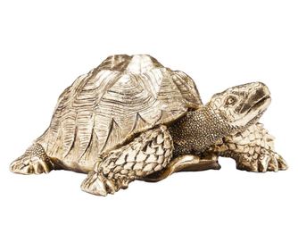 Figurina decorativa turtle gold small